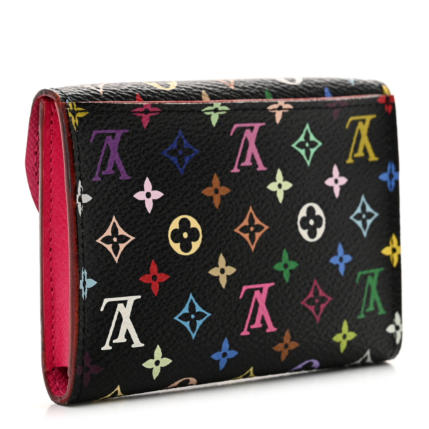 Louis Vuitton Monogram Multicolor Business Card Holder Black Grenade 3 of 7