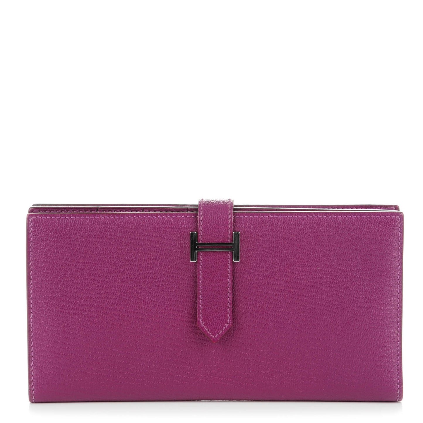 Chevre Mysore Bearn Gusset Wallet Anemone