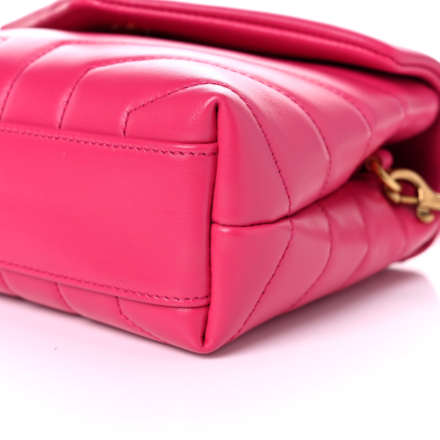 Calfskin Y Quilted Monogram Toy Loulou Crossbody Bag Freesia