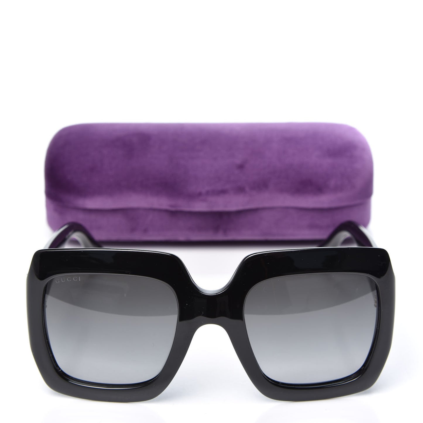 Acetate Square Frame Sunglasses GG0053S Black