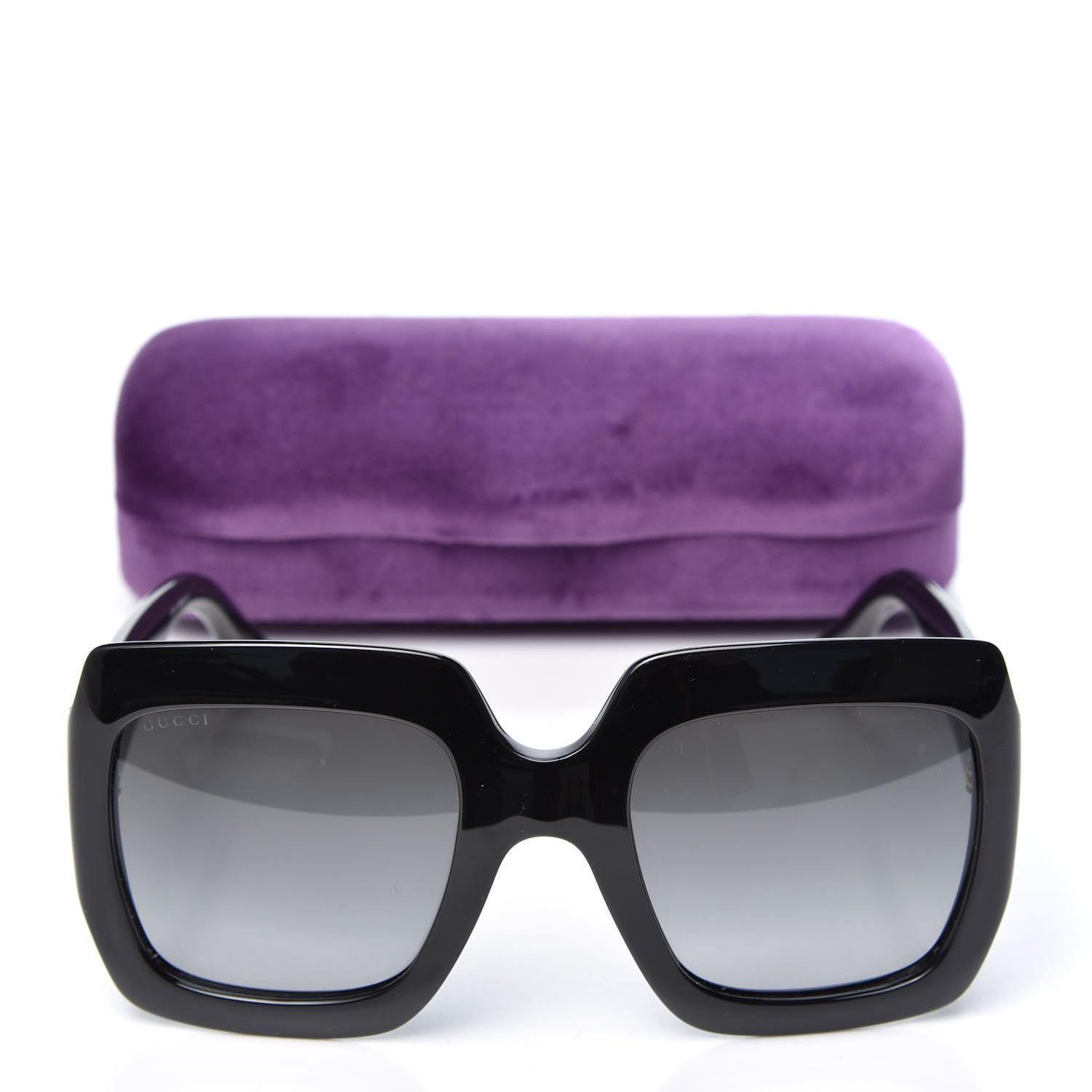 Gucci Acetate Square Frame Sunglasses GG0053S Black 8 of 8