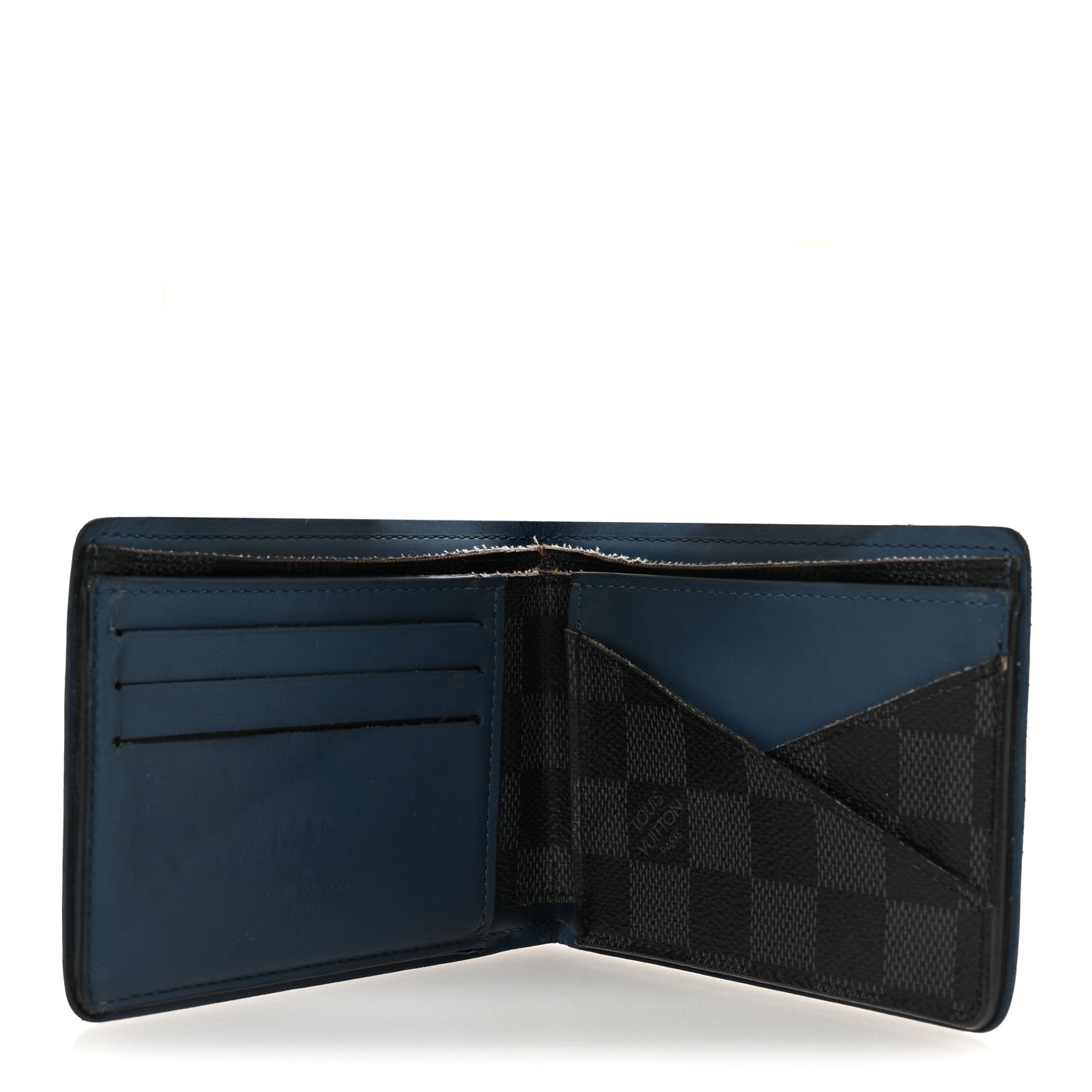 Louis Vuitton Damier Graphite Multiple Wallet Blue 5 of 6