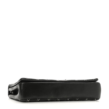 Chanel Lambskin Studded Medium Metal Beauty Flap Black 3 of 9