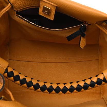 Mulberry Heavy Grain Small Iris Tote Deep Amber 4 of 8