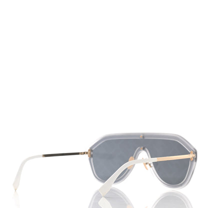 Fendi FF Fabulous Shield Sunglasses FF M0039/G/S Transparent White 4 of 7
