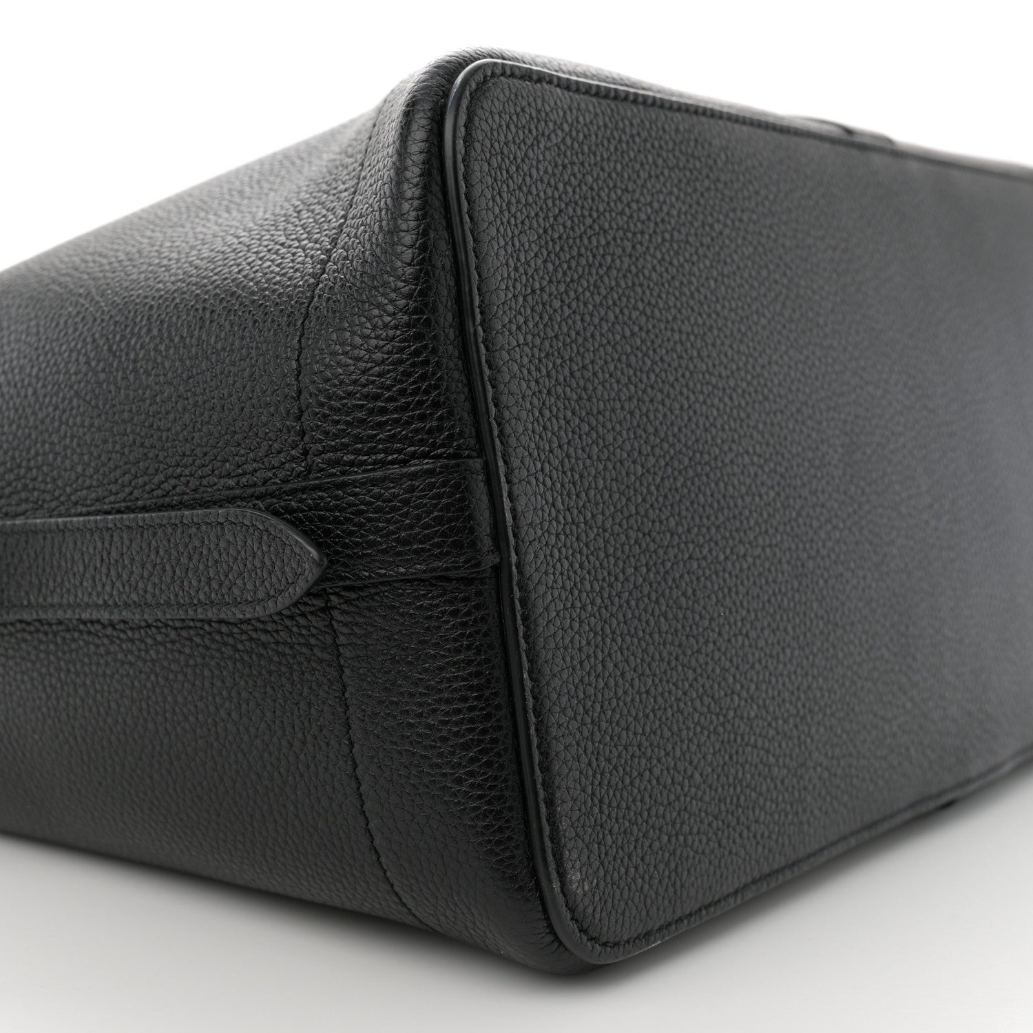 Celine Grained Calfskin Medium Cabas De France Black 9 of 11