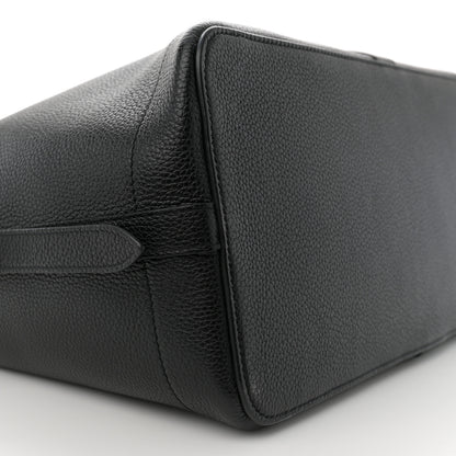Celine Grained Calfskin Medium Cabas De France Black 9 of 11