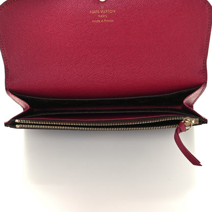 Louis Vuitton Monogram Emilie Wallet Fuchsia 5 of 11