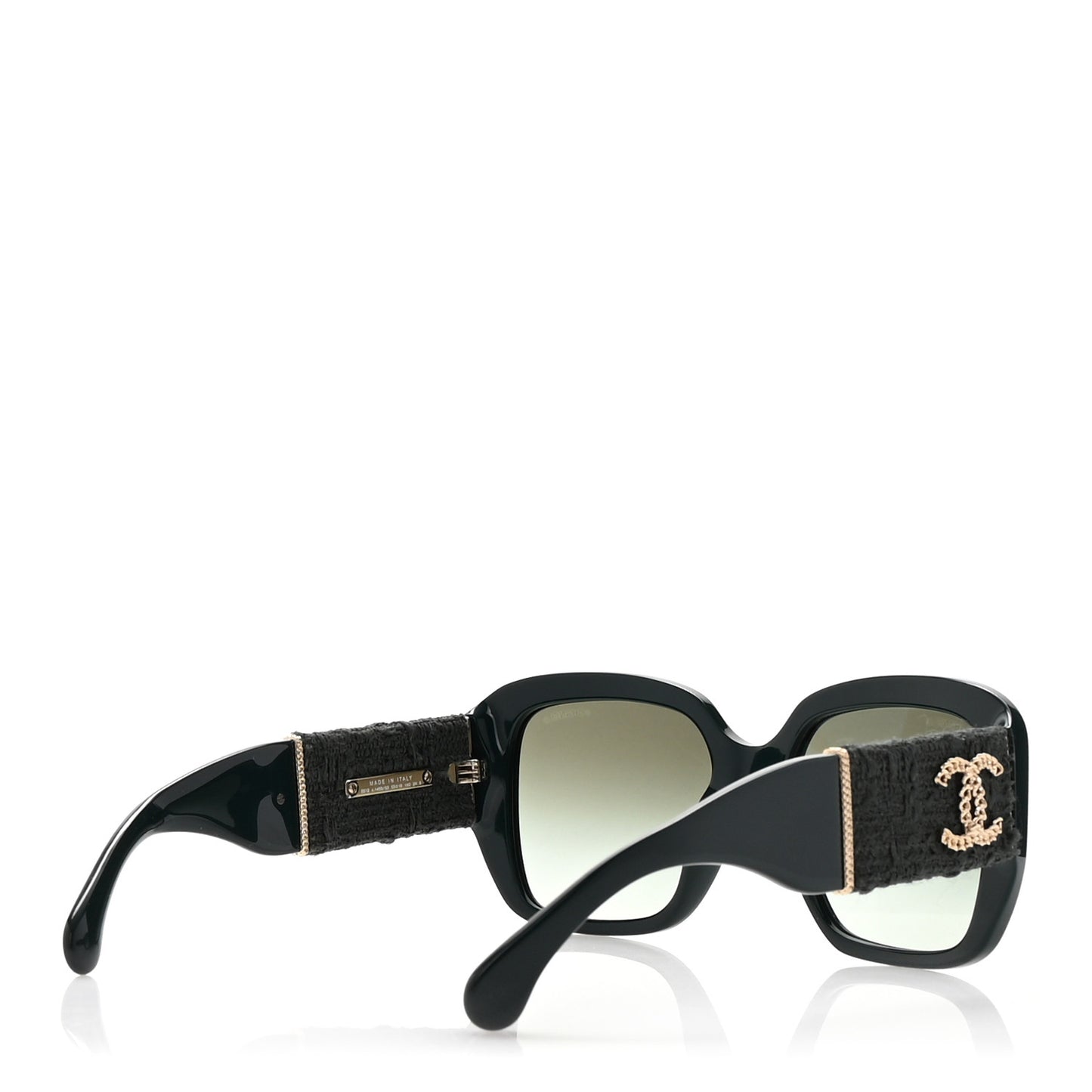 Acetate Tweed Square Sunglasses 5512
