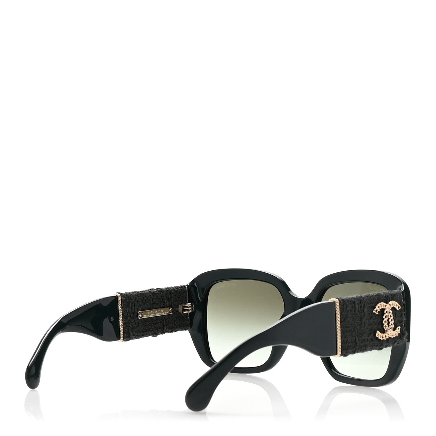 Chanel Acetate Tweed Square Sunglasses 5512 4 of 8