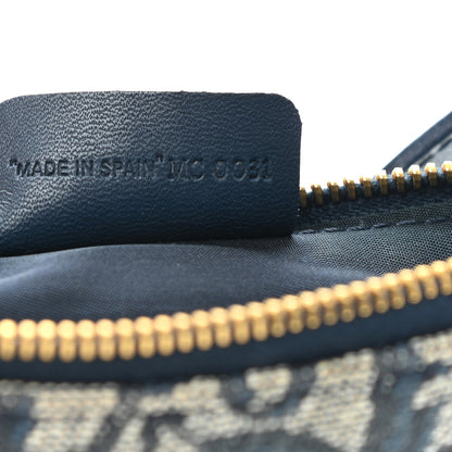 Christian Dior Monogram Mini Saddle Pochette Navy 7 of 8