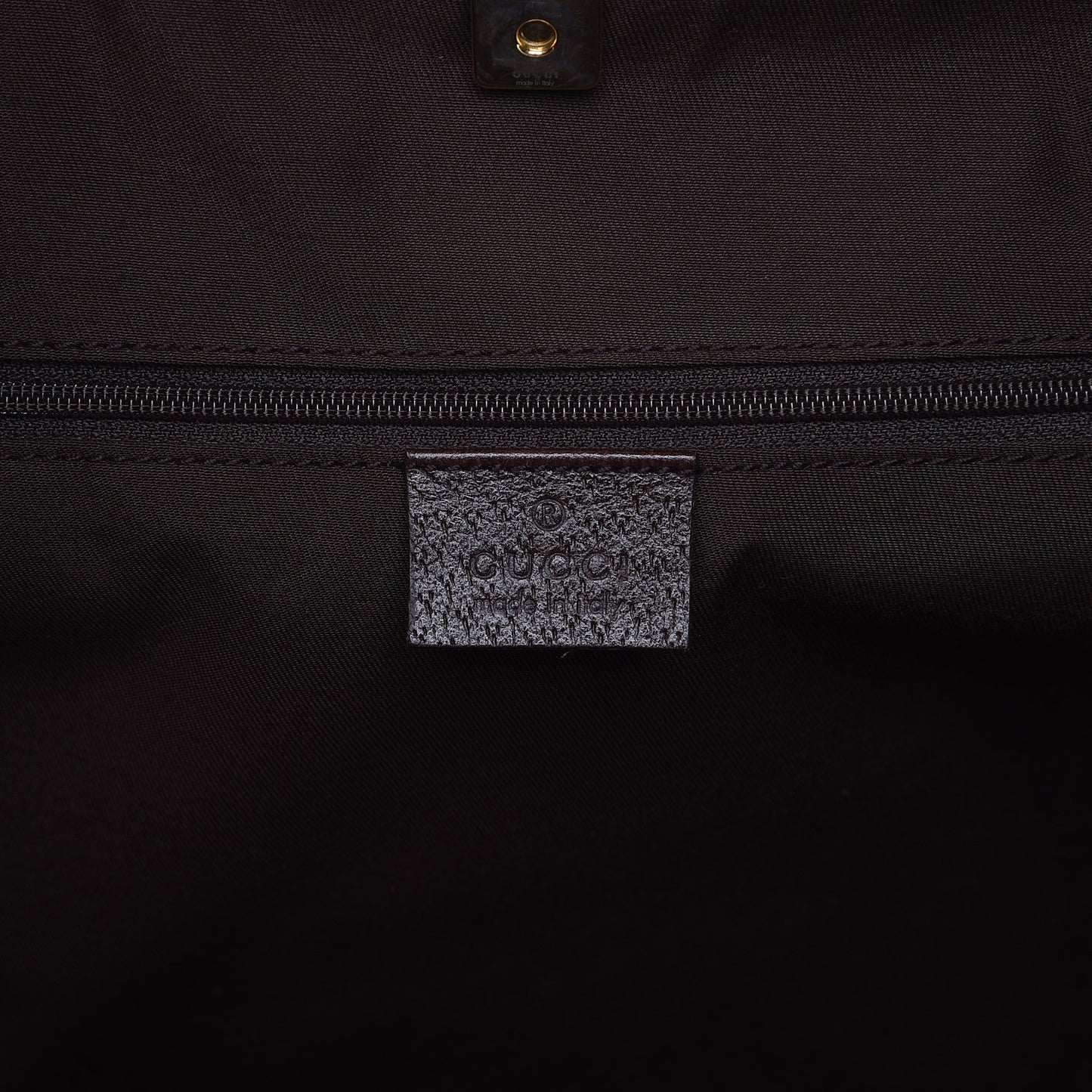 Monogram Large Abbey Tote Dark Brown