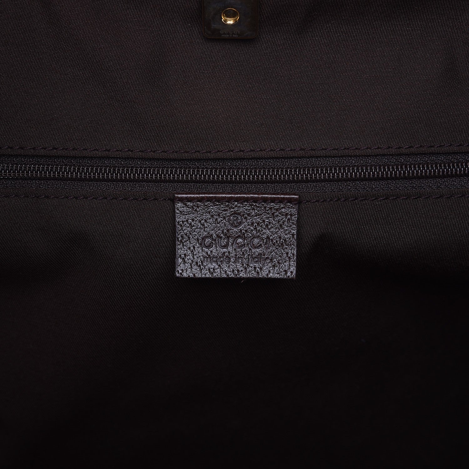 Gucci Monogram Large Abbey Tote Dark Brown 6 of 7