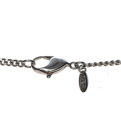 Chanel Baguette Crystal Glitter Large CC Necklace Silver 5 of 5