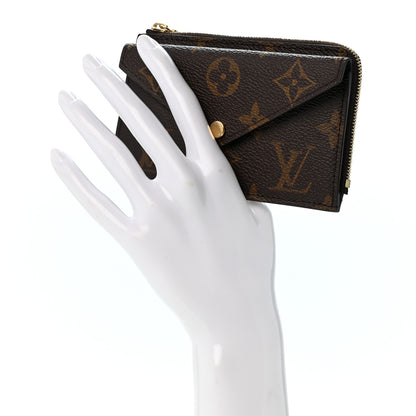 Louis Vuitton Monogram Recto Verso Card Holder Black 2 of 7