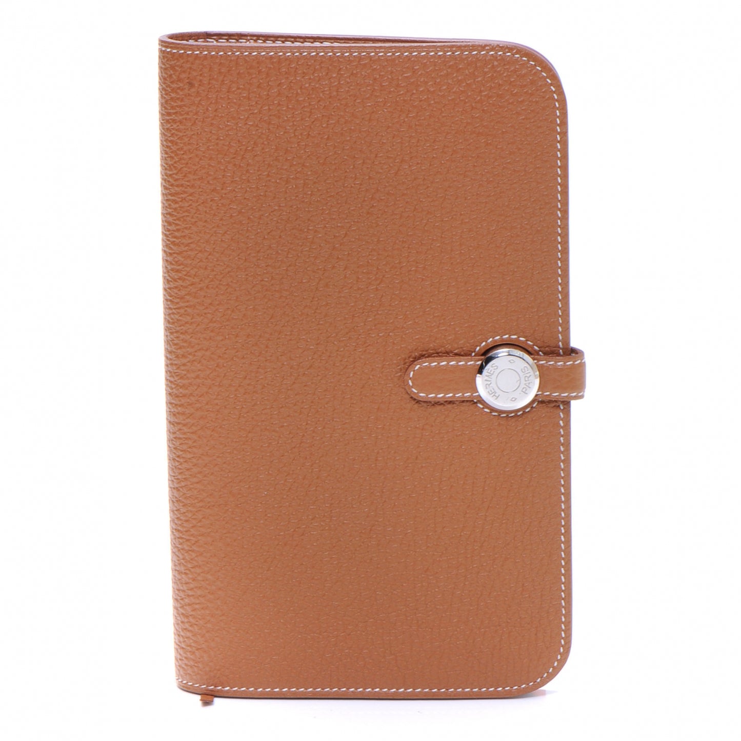 Taurillon Clemence Dogon Combined Wallet Gold