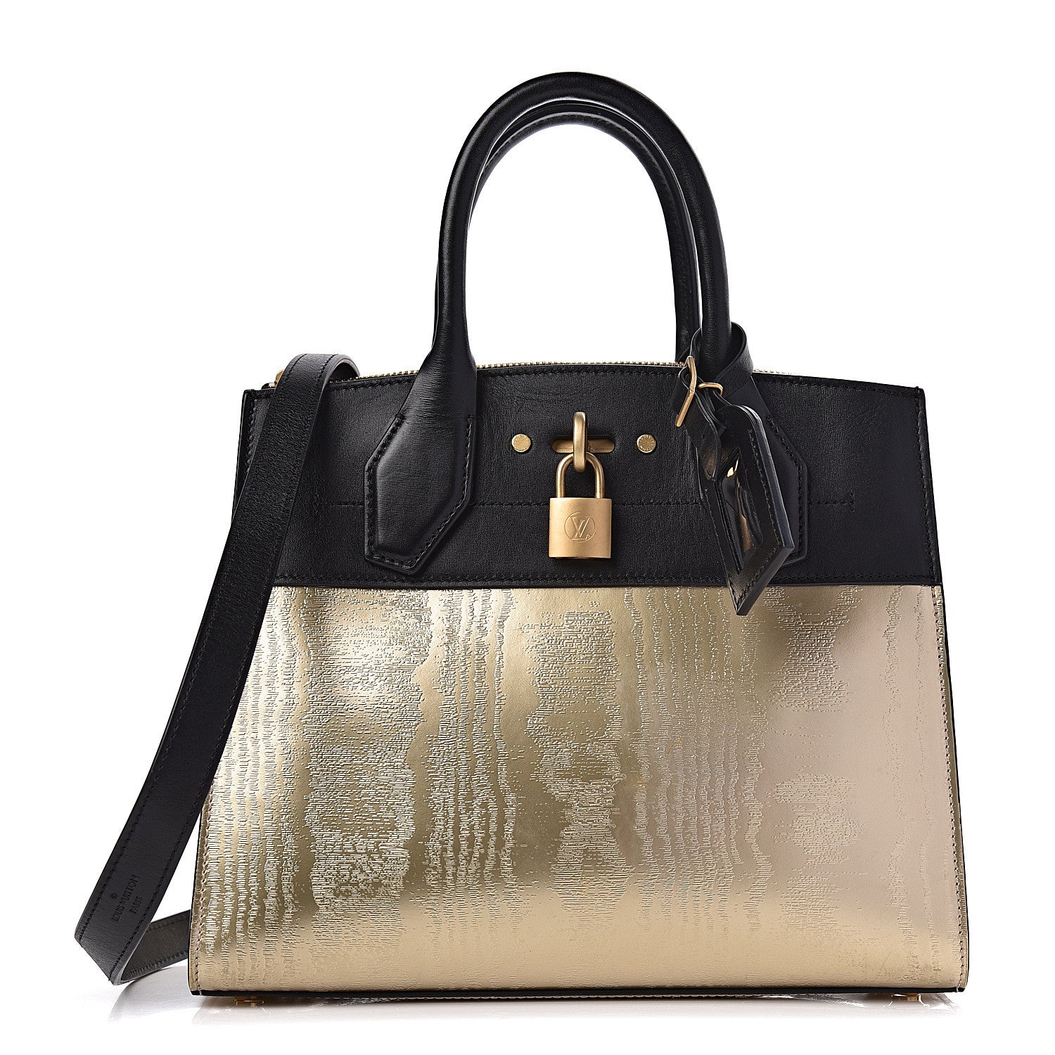 Louis Vuitton Calfskin Gravity City Steamer PM Gold 1 of 13