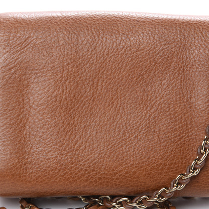 Mulberry Natural Calfskin Mini Lily Flap Oak 8 of 11