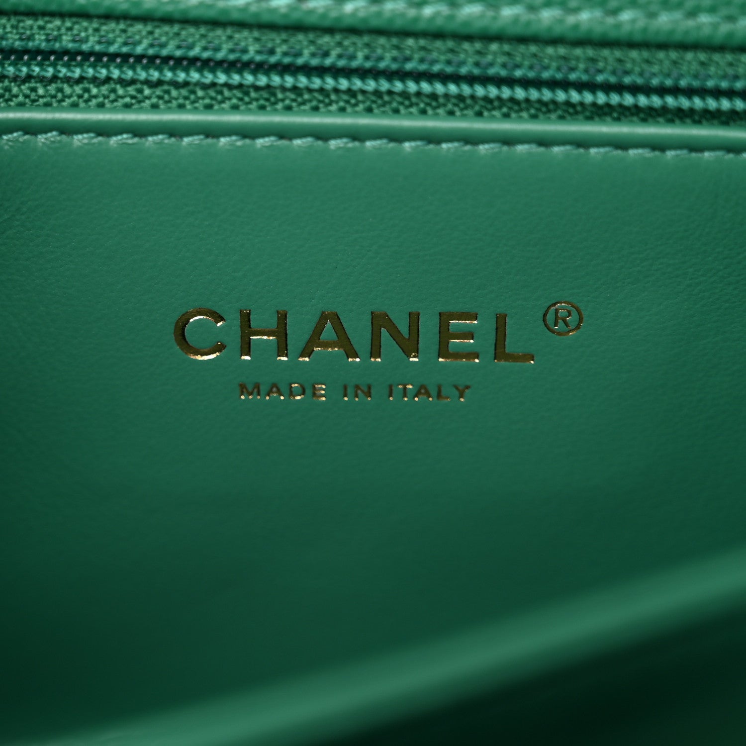 Chanel Caviar Quilted Mini Coco Handle Flap Green 6 of 11