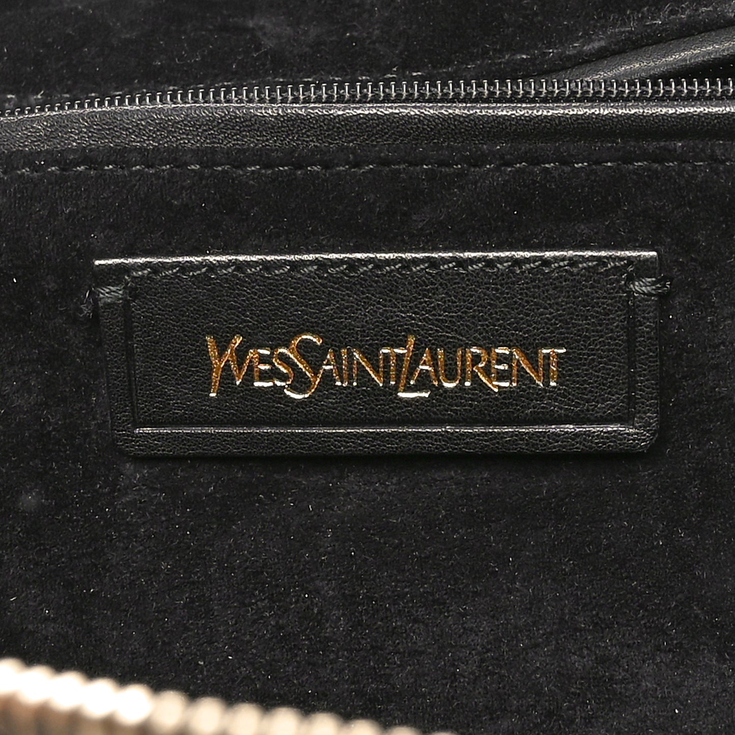 Calfskin Rock Studded Easy Sac Black