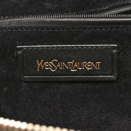 Saint Laurent Calfskin Rock Studded Easy Sac Black 6 of 11