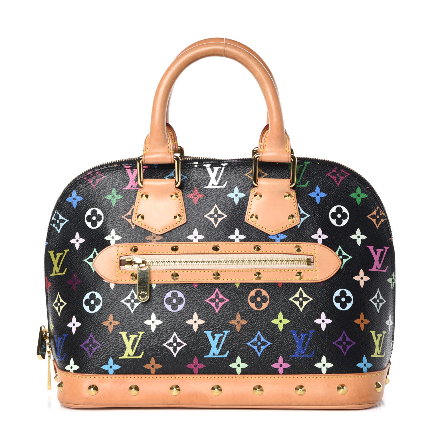Louis Vuitton Monogram Multicolor Alma Black 1 of 10