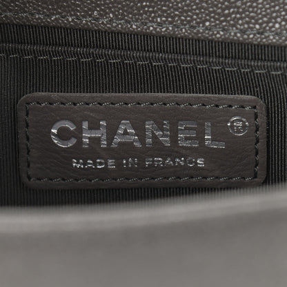 Chanel Caviar Quilted Small Boy Flap Grey 6 of 9