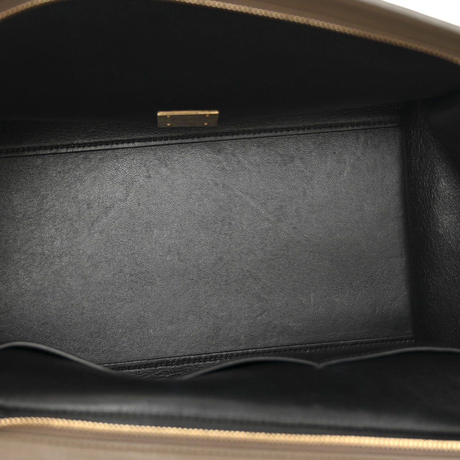 Celine Smooth Calfskin Nubuck Small Tri-Color Trapeze Black 5 of 13