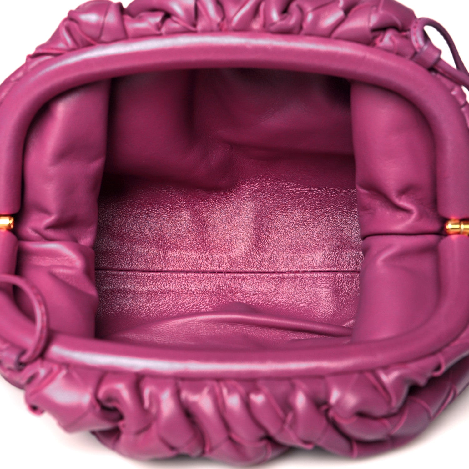 Bottega Veneta Nappa Intrecciato The Mini Pouch Cinnabar 5 of 9