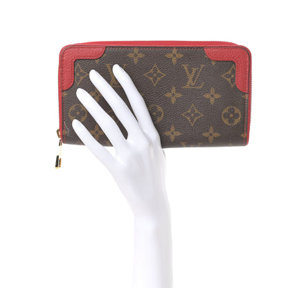 Louis Vuitton Monogram Retiro Zippy Wallet Cherry 2 of 7
