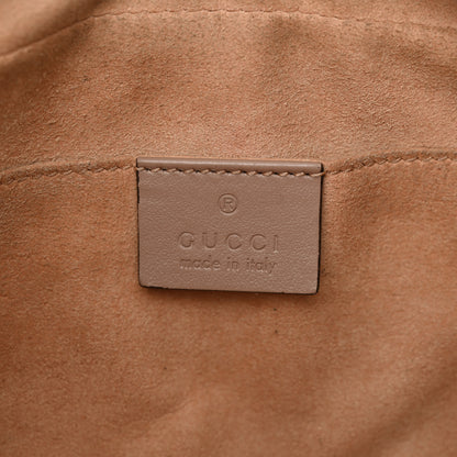 Gucci Calfskin Matelasse Small GG Marmont Chain Shoulder Bag Porcelain Rose 6 of 19