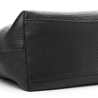 Prada Vitello Phenix Embossed Logo Tote Black 8 of 16