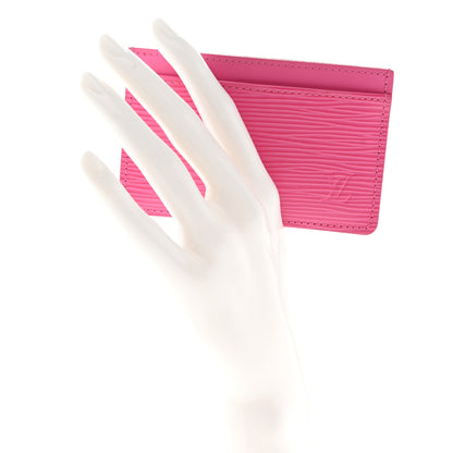 Louis Vuitton Epi Card Holder Pink 2 of 8