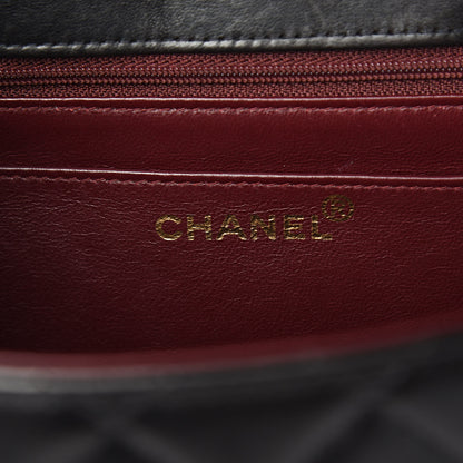 Chanel Lambskin Quilted XL Jumbo Single Flap Black 6 of 13