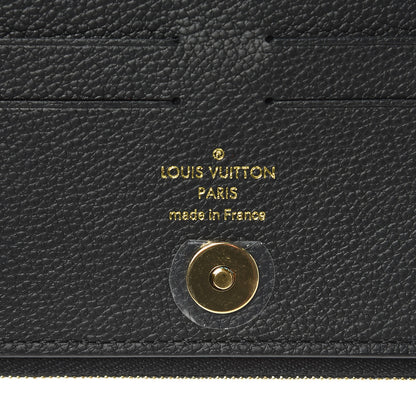 Louis Vuitton Empreinte Adele Wallet Black 6 of 7