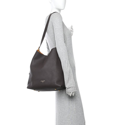 Louis Vuitton Grained Calfskin Low Key Hobo MM Chocolate 2 of 10