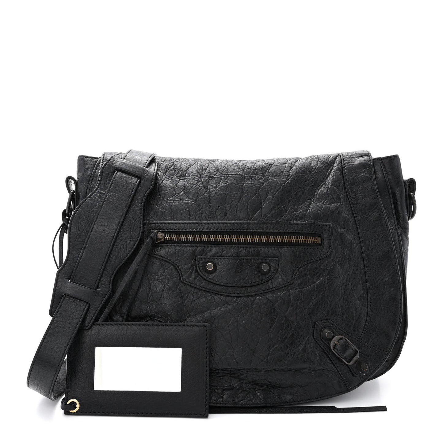 Agneau Classic Hardware Neo Folk Messenger Black
