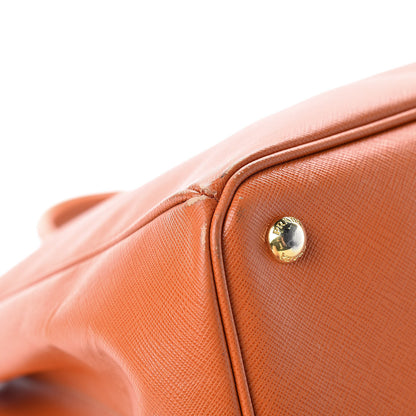 Prada Saffiano Lux Large Tote Papaya 9 of 18