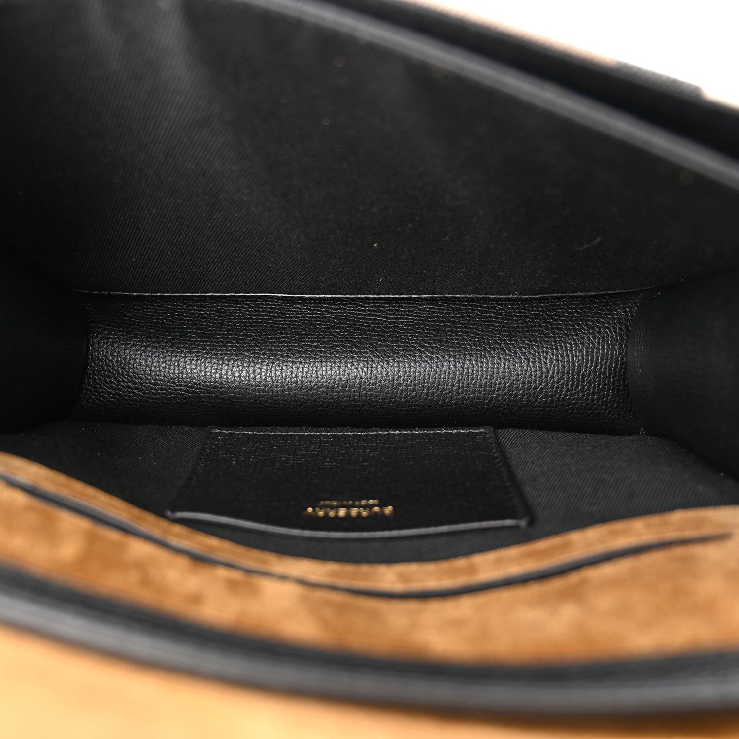 Burberry Derby Calfskin House Check Small Macken Crossbody Bag Black 5 of 10