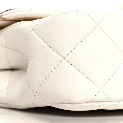 Chanel Lambskin Quilted Mini Coco Clips Flap White 7 of 8