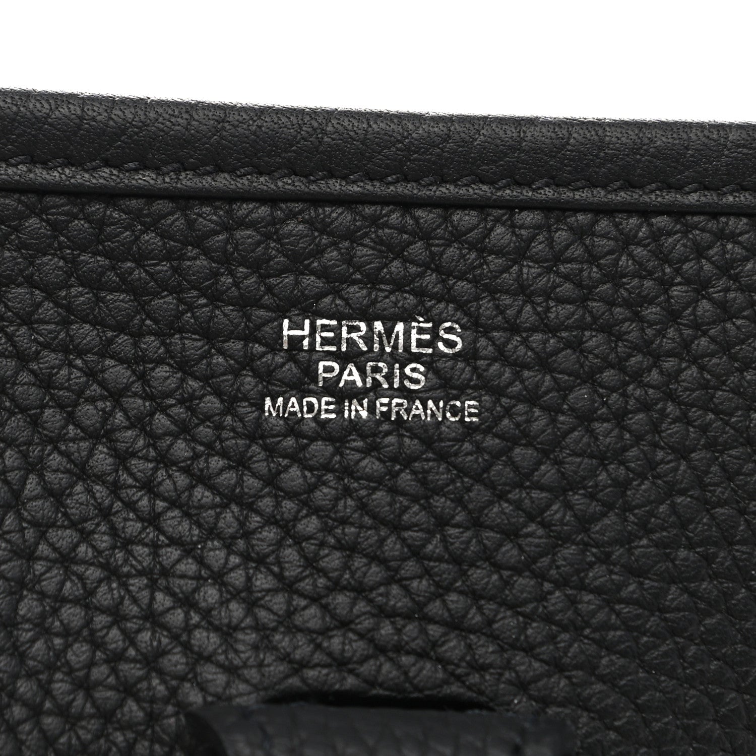 Hermes Taurillon Clemence Evelyne III PM Black 6 of 11