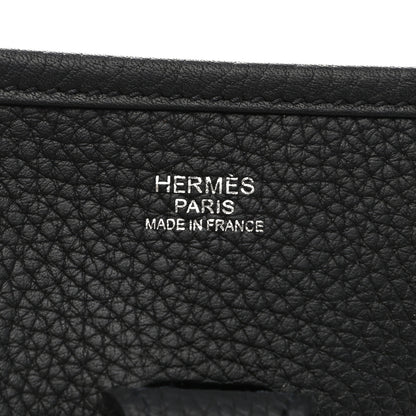 Hermes Taurillon Clemence Evelyne III PM Black 6 of 11