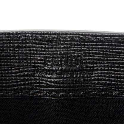 Fendi Vitello Elite Crystal Monster Eyes Simply Continental Wallet Black Cedro 7 of 7