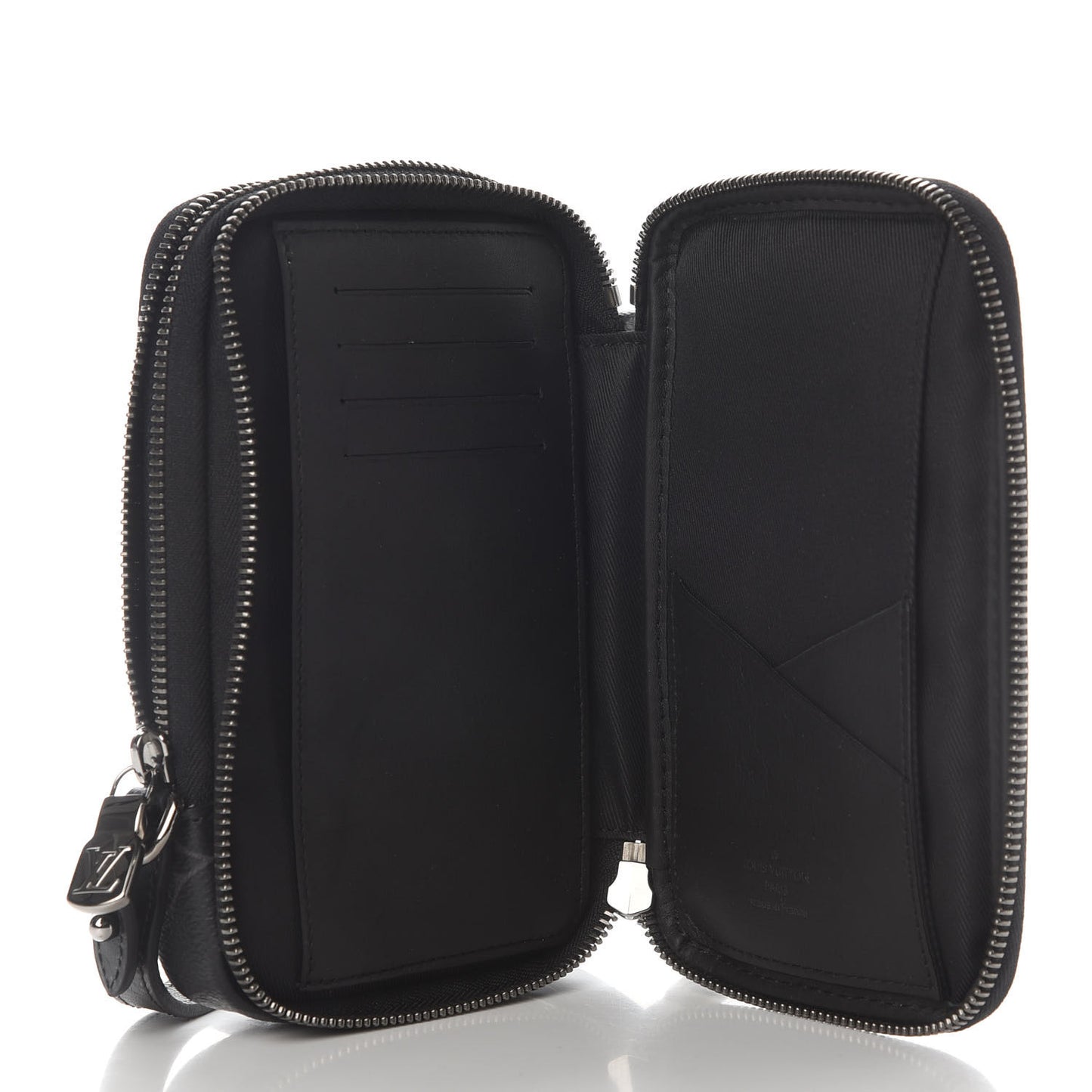 Monogram Eclipse Reverse Double Phone Pouch