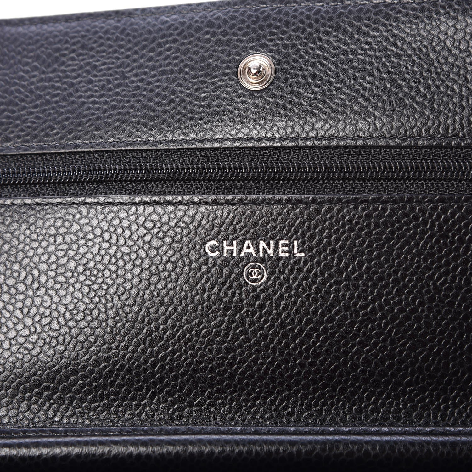 Chanel Caviar Quilted Wallet On Chain WOC Black 6 of 10