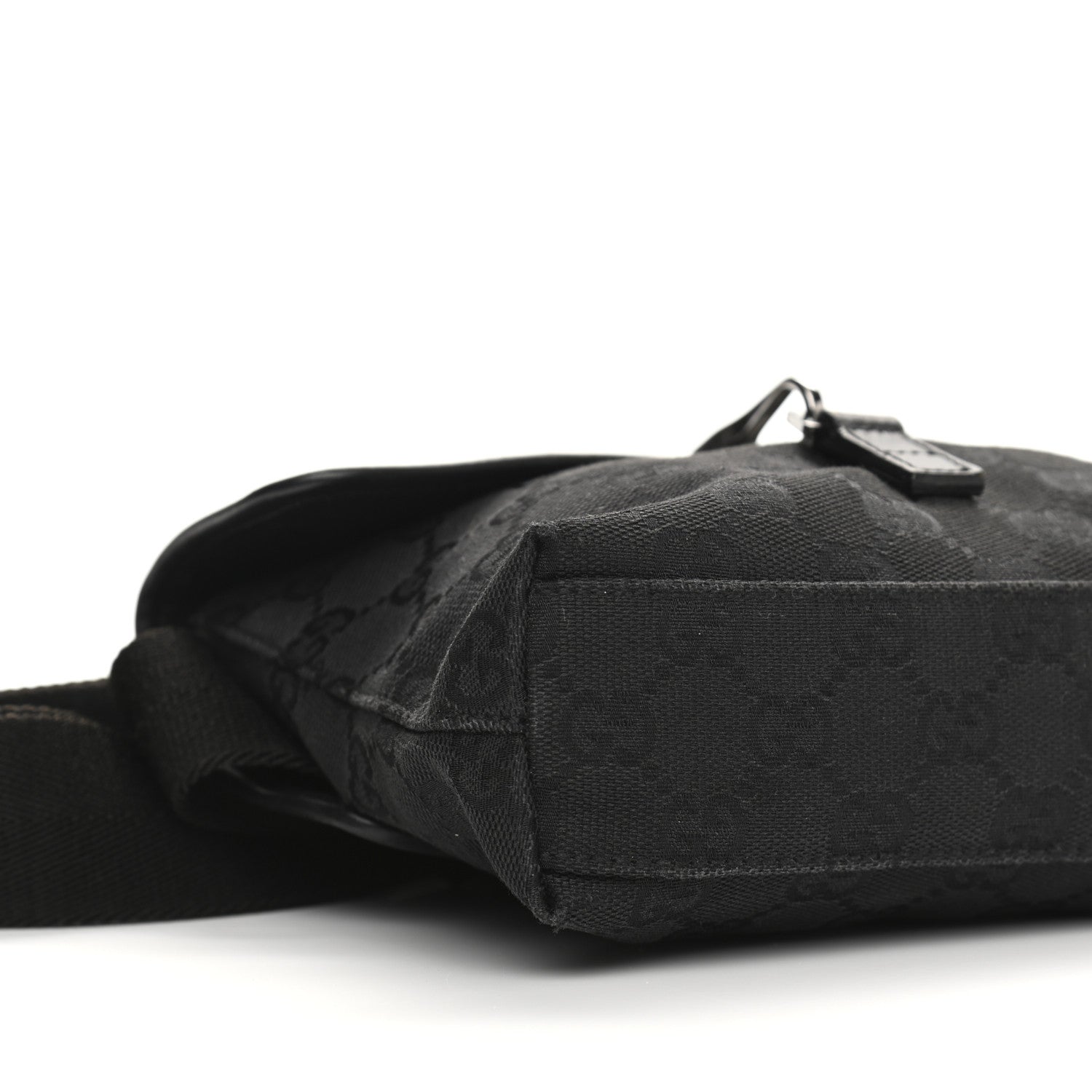 Gucci GG Monogram Web Flight Belt Bag Black 10 of 11