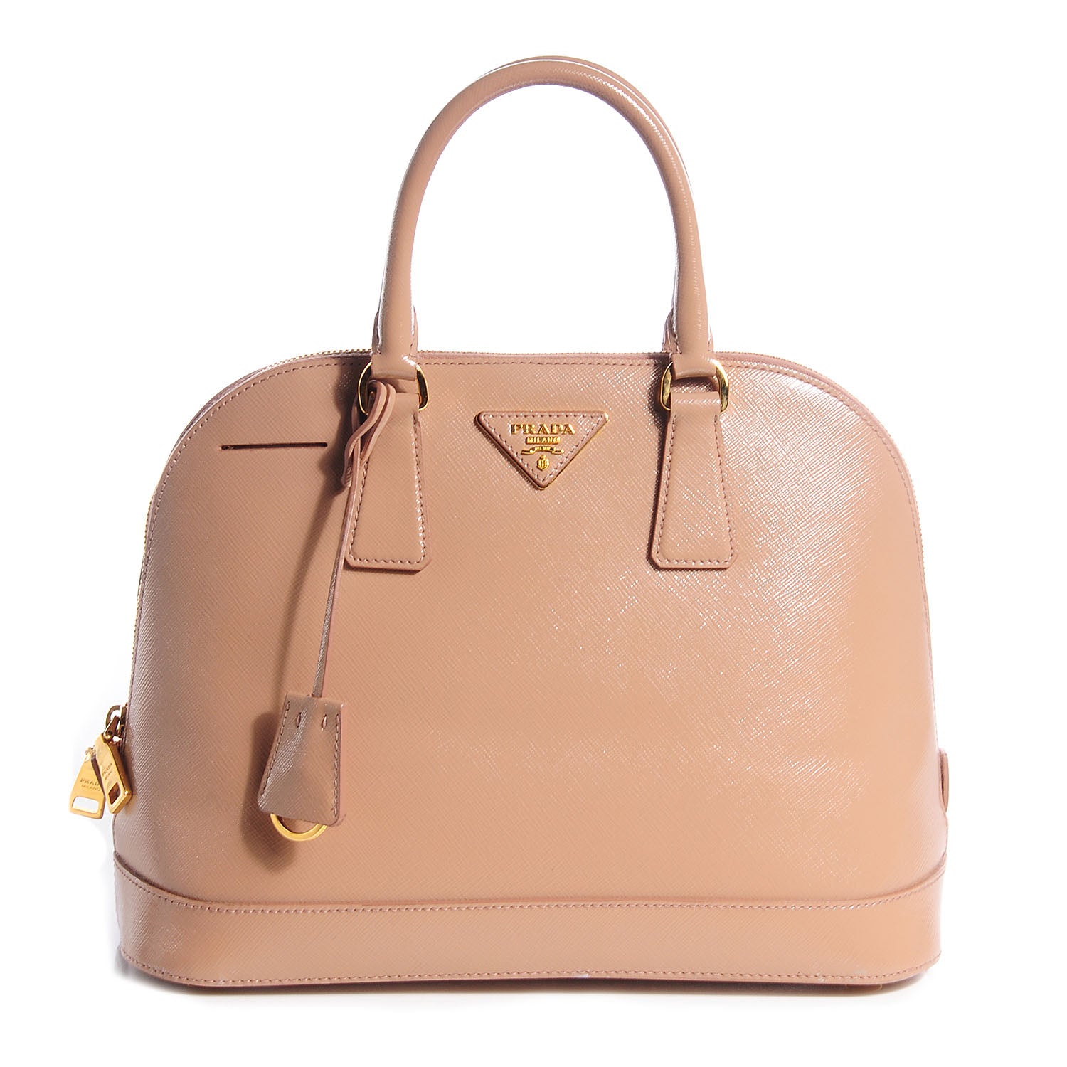 Prada Saffiano Vernice Promenade Dome Tote Cammeo 1 of 9