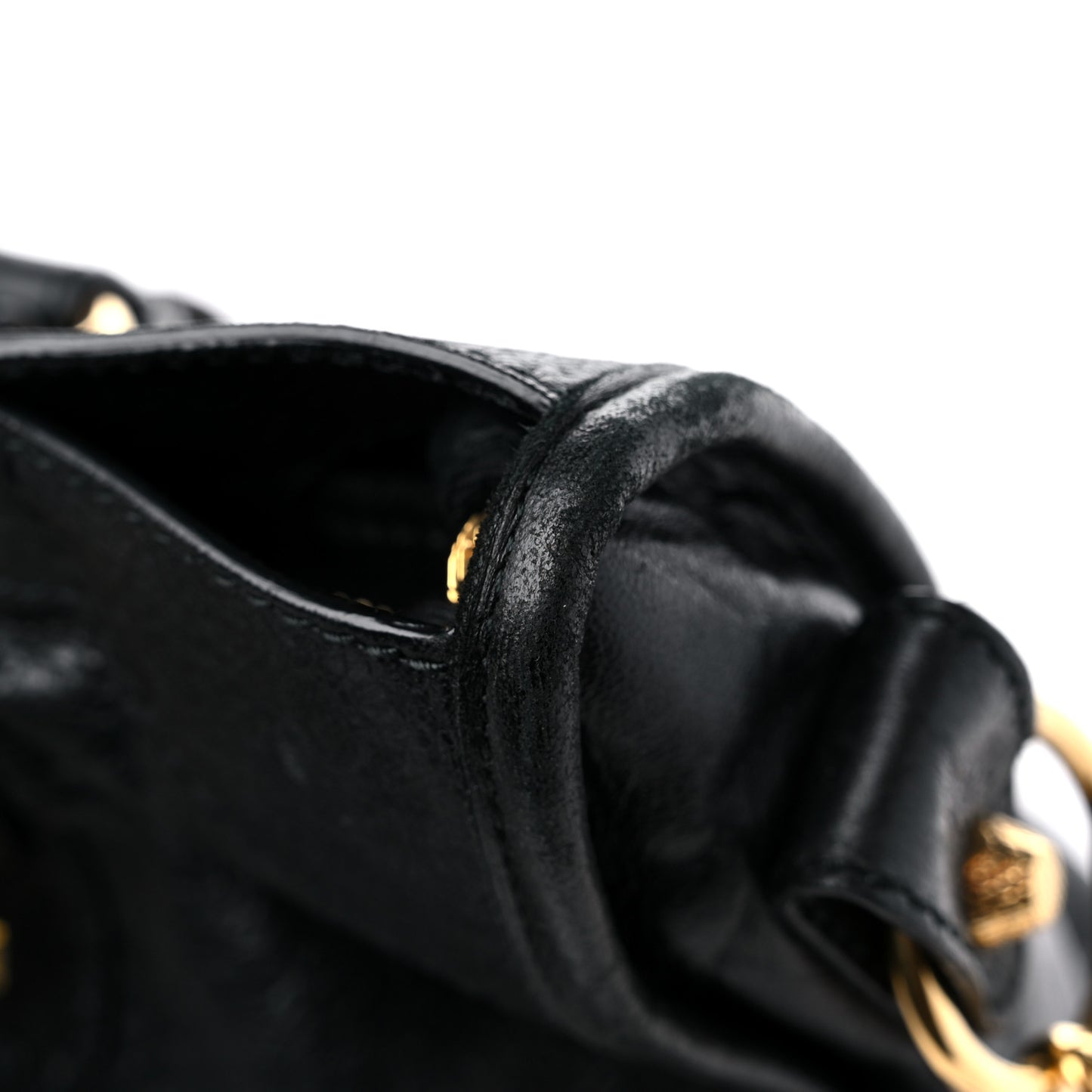 Agneau Giant 12 Gold Hardware City Black