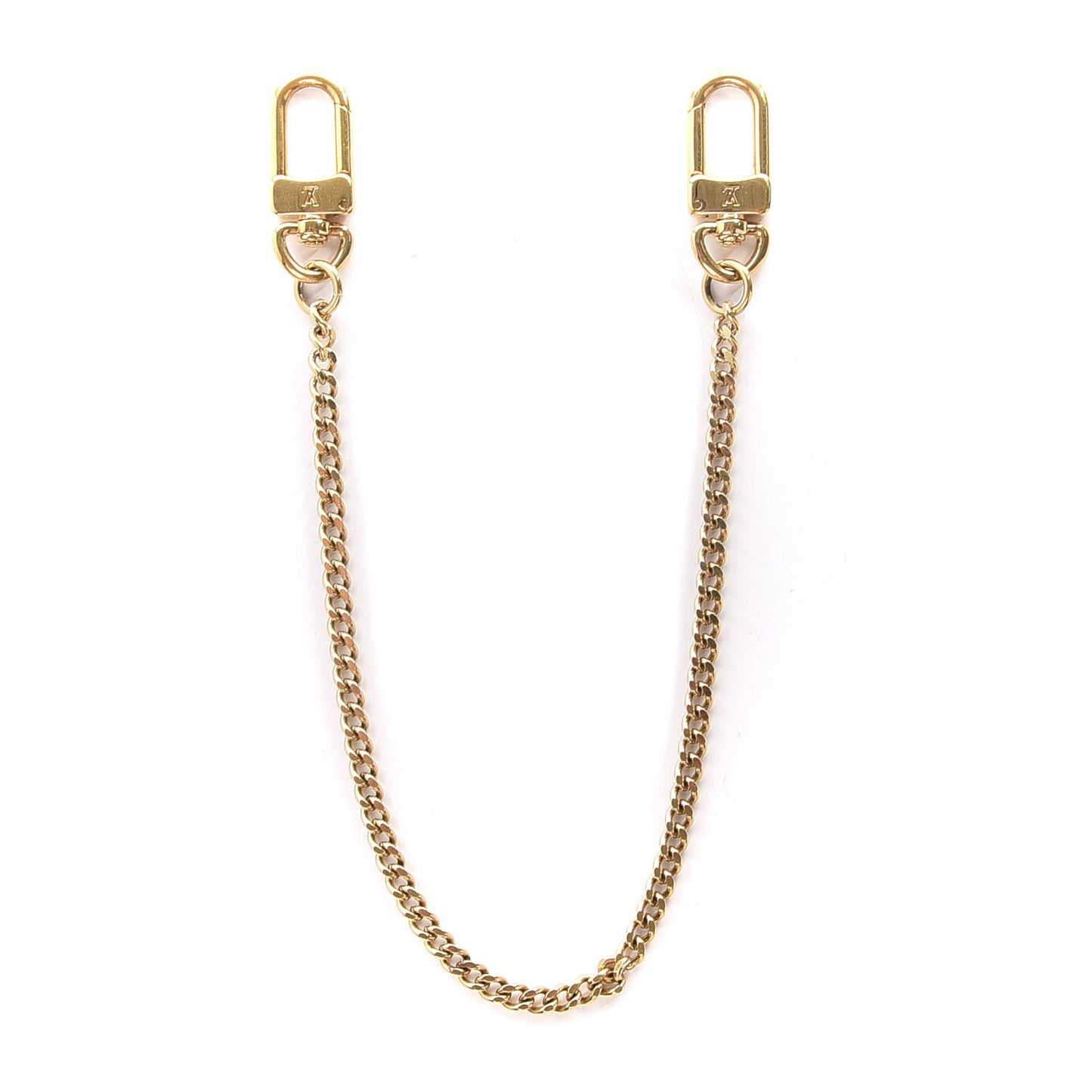 XL Pochette Extender Key Ring Chain Gold