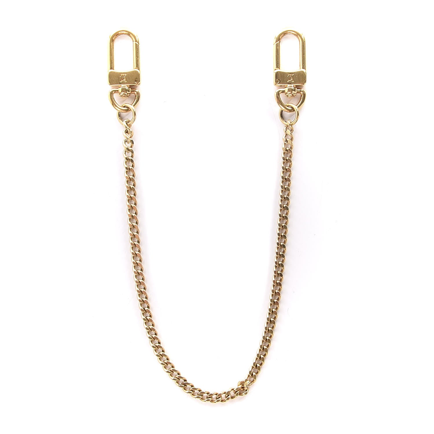 Louis Vuitton XL Pochette Extender Key Ring Chain Gold 1 of 2